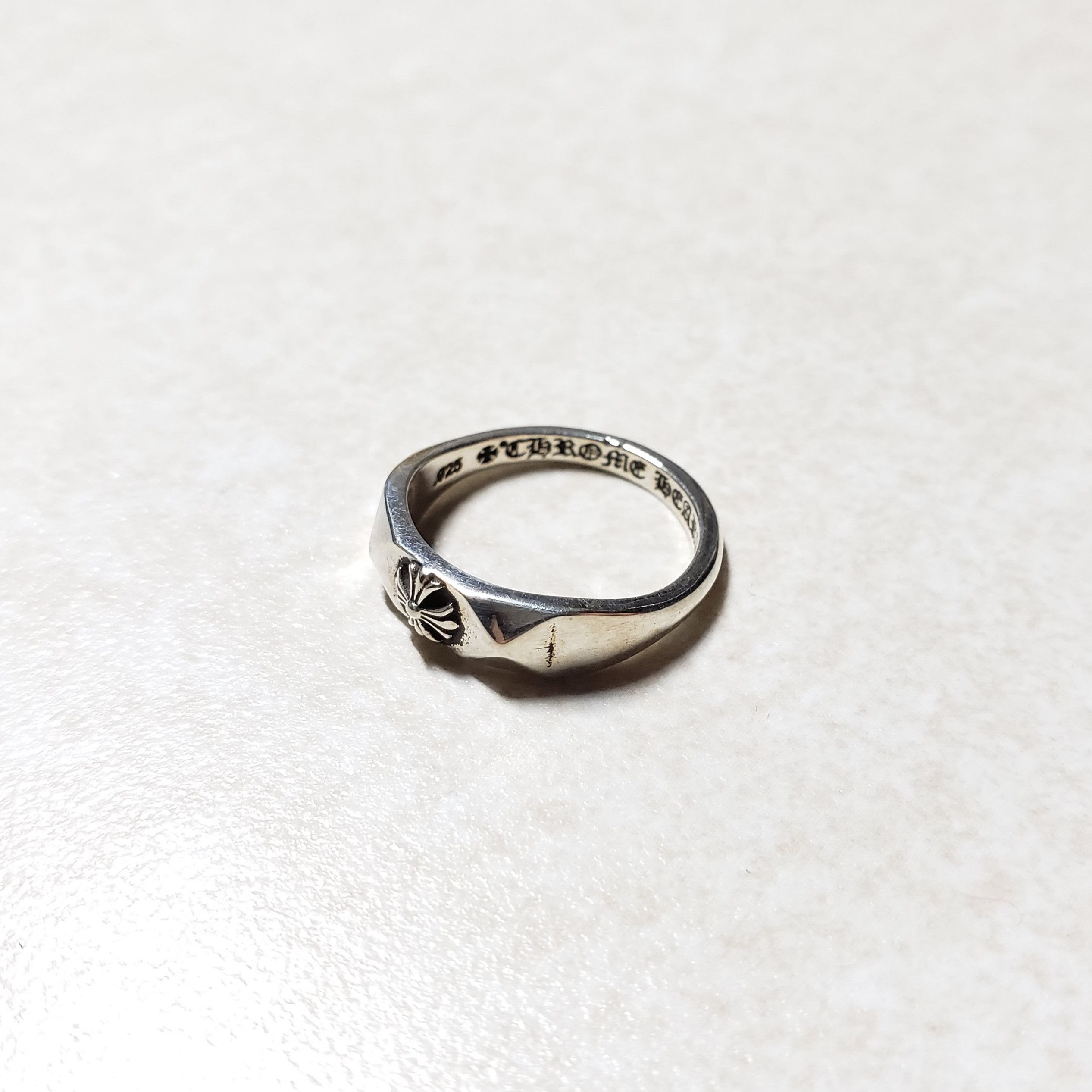 Chrome Hearts Chrome Hearts Pyramid Plus Bubblegum Ring / Size 3