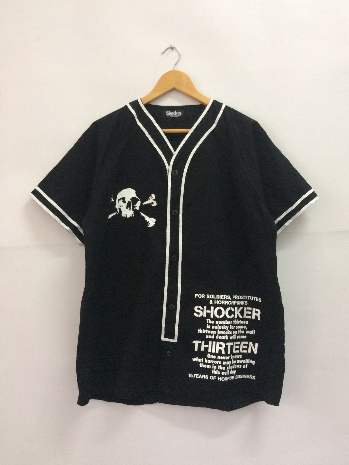 If Six Was Nine × Japanese Brand Shocker Punk japan design baseball bottom up Tshirt Size US L / EU 52-54 / 3 - 3 Thumbnail
