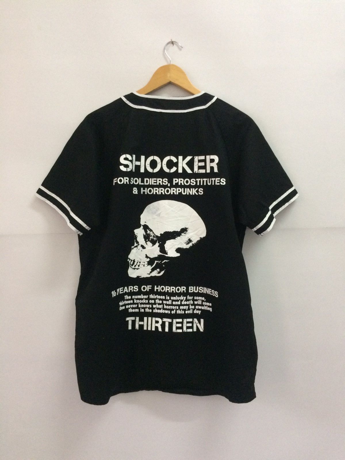 If Six Was Nine × Japanese Brand Shocker Punk japan design baseball bottom up Tshirt Size US L / EU 52-54 / 3 - 1 Thumbnail