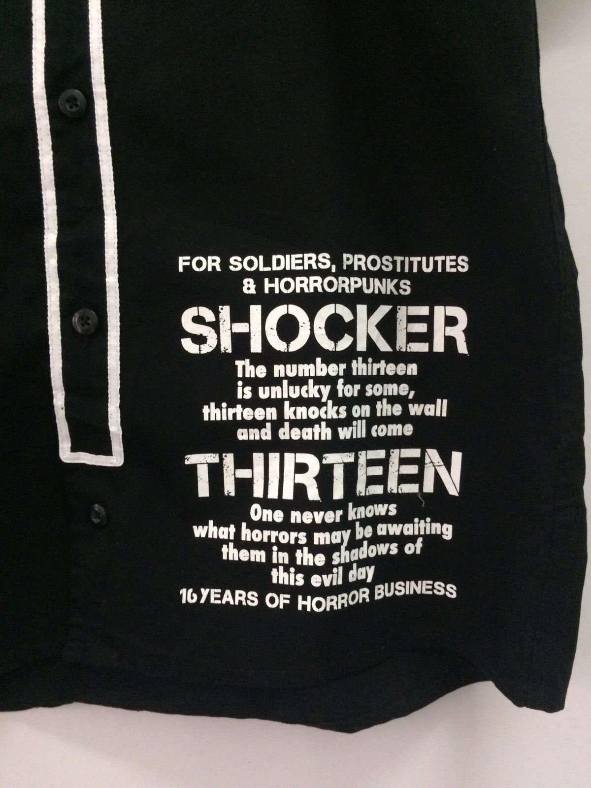 If Six Was Nine × Japanese Brand Shocker Punk japan design baseball bottom up Tshirt Size US L / EU 52-54 / 3 - 5 Thumbnail