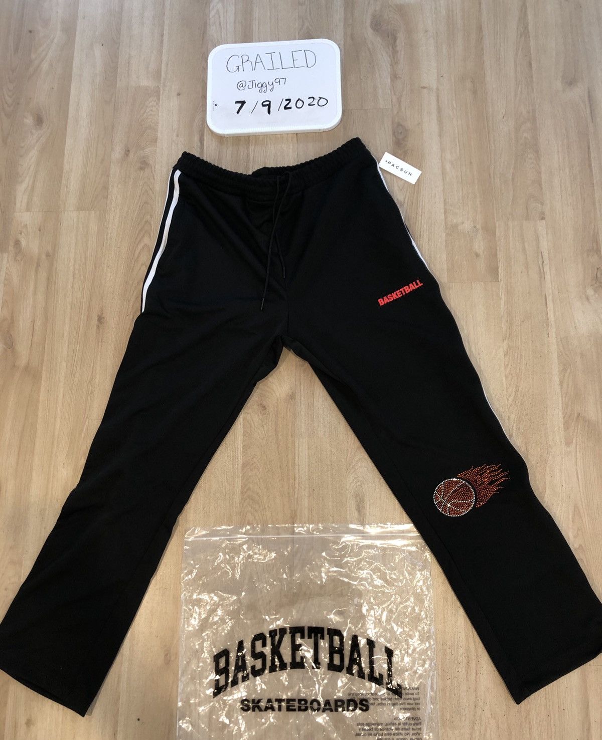 パンツ BASKETBALL SKATEBOARDS Heron Preston Heron Preston Basketball Skateboards Broke Off Button Up