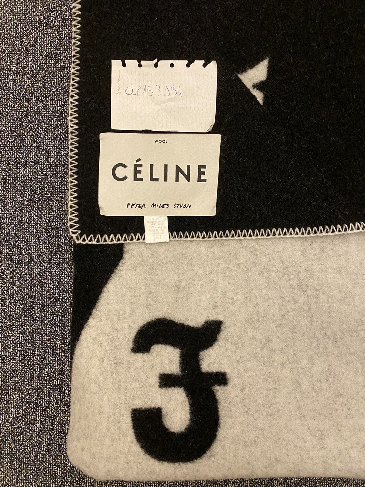 Celine Céline x Peter Miles Studio reversible blanket | Grailed