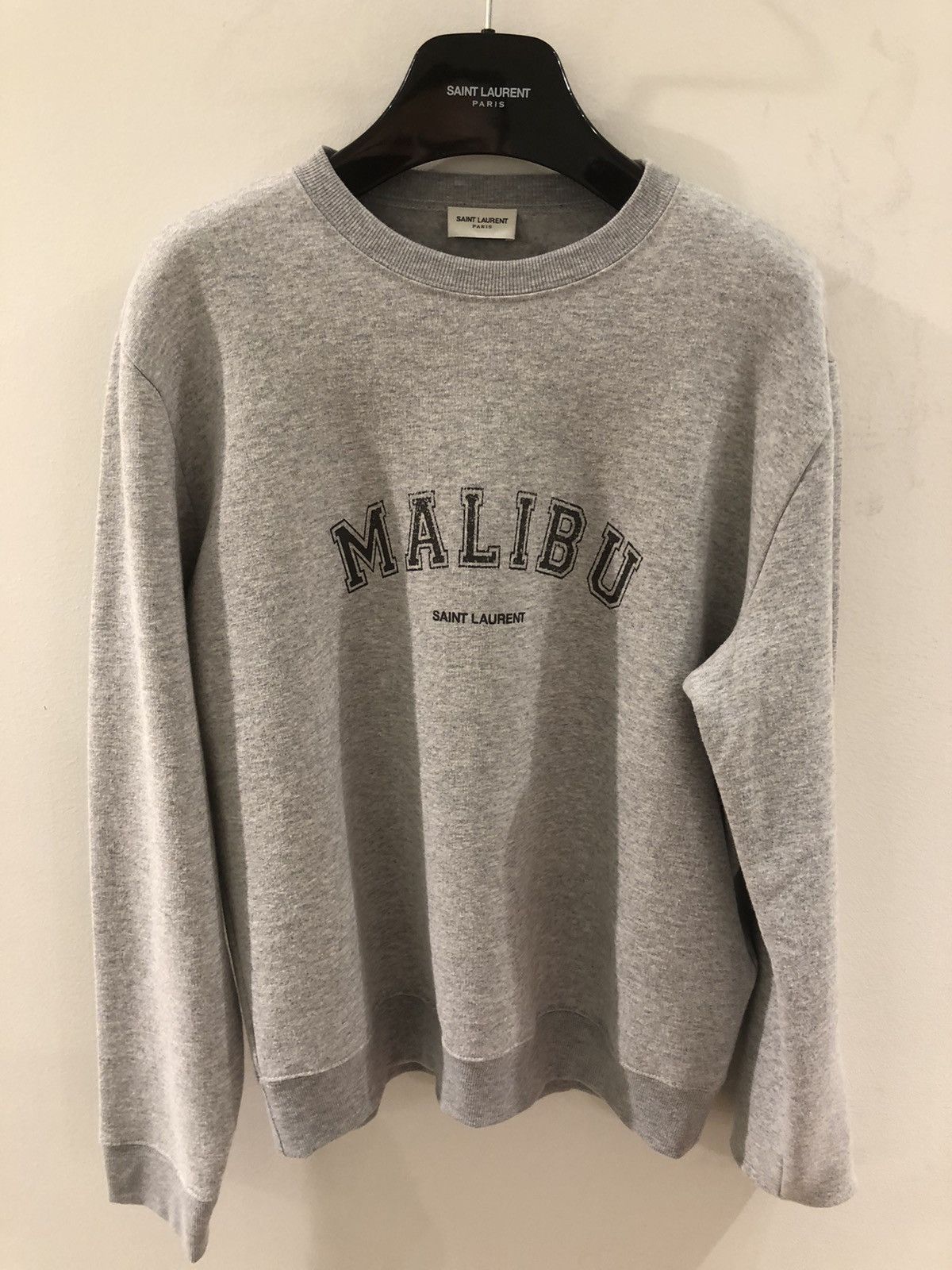 Saint Laurent Paris Saint Laurent Malibu Logo Sweatshirt Size US M / EU 48-50 / 2 - 1 Thumbnail