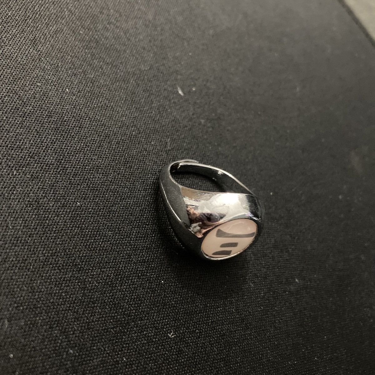 Vintage Stainless Steel Naruto Akatsuki Hidan Ring Adjustable Size Size ONE SIZE - 2 Preview