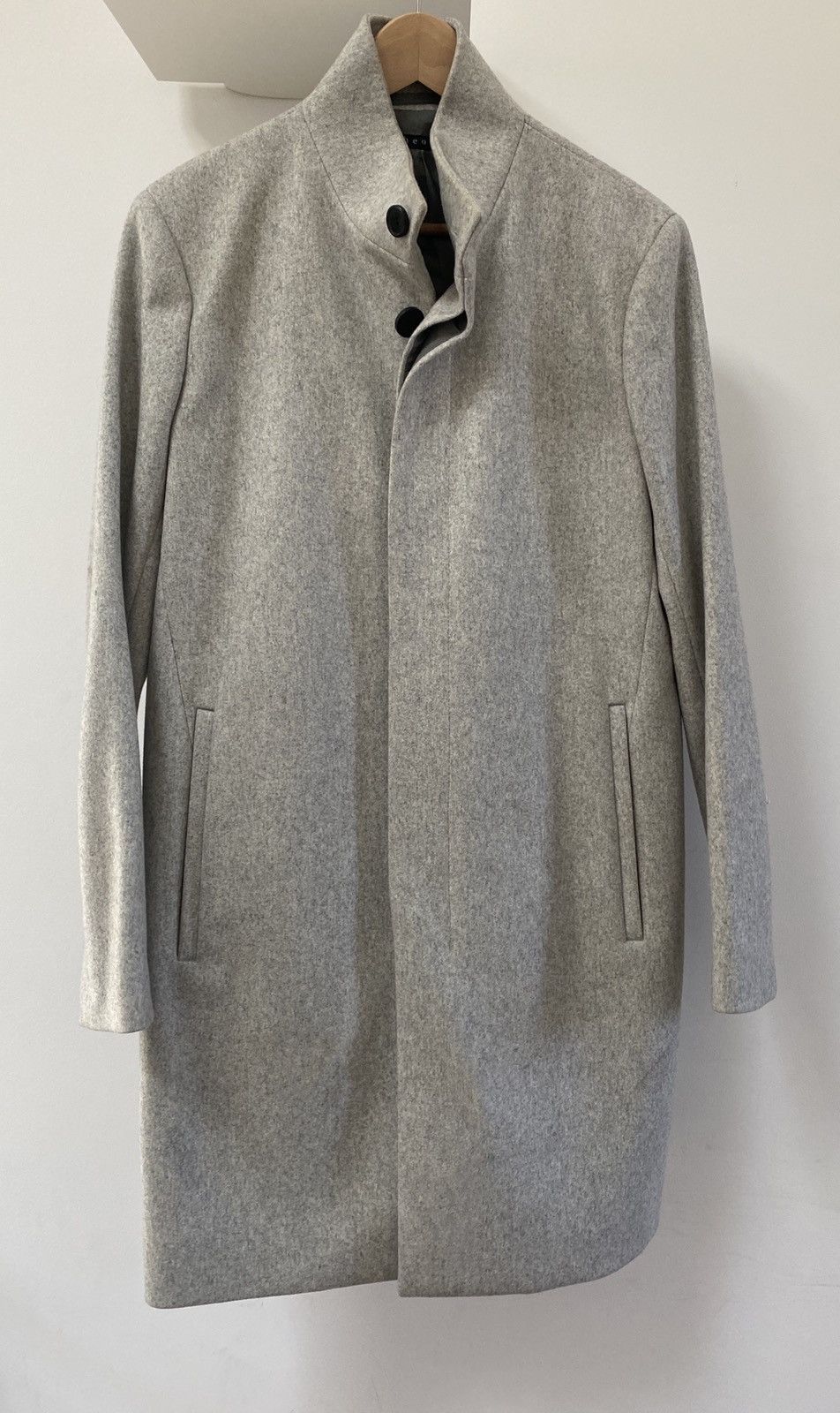Theory ‘Belvin’ Felted Wool Coat Size US S / EU 44-46 / 1 - 1 Thumbnail