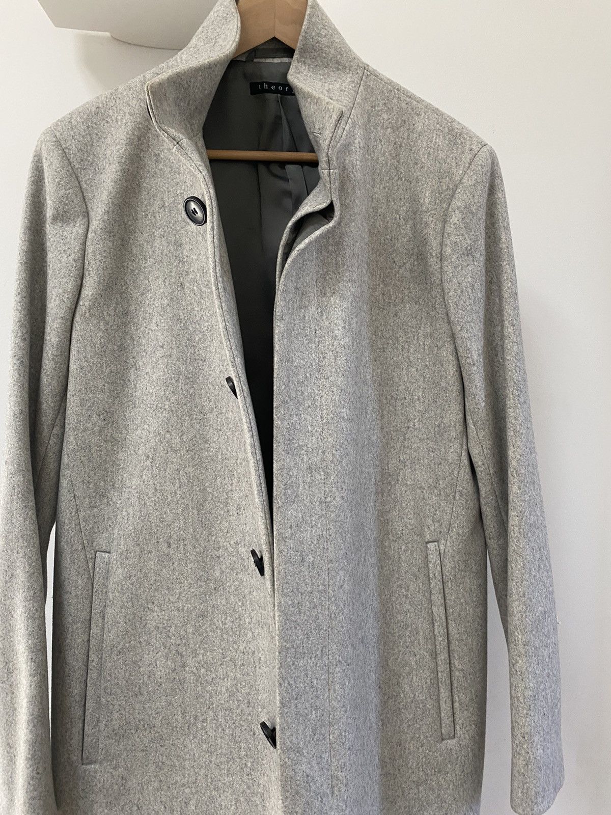 Theory ‘Belvin’ Felted Wool Coat Size US S / EU 44-46 / 1 - 2 Thumbnail