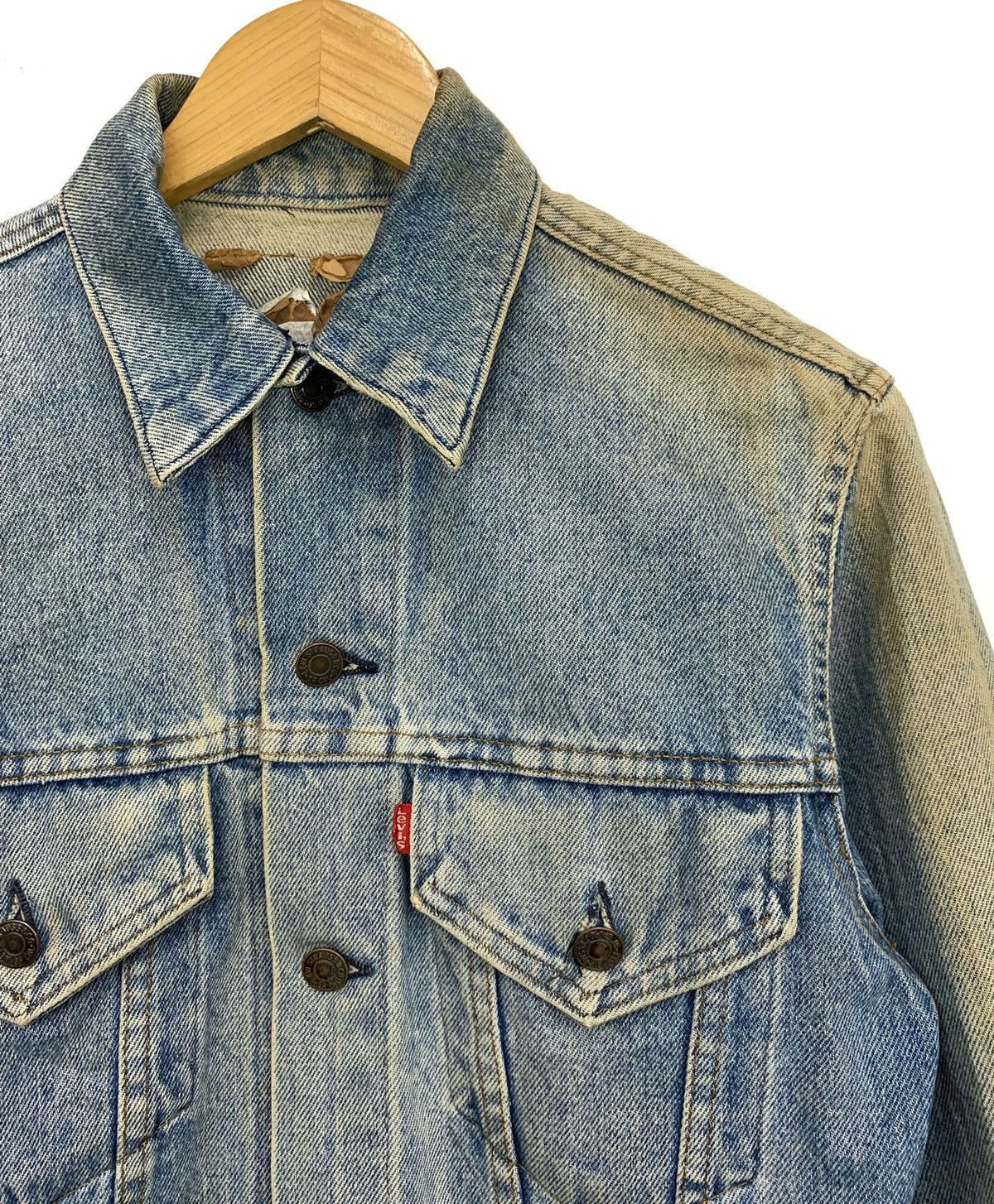 If Six Was Nine × Levi's Vintage Clothing Levi's Trucker Distressed Denim Work Jacket Size US S / EU 44-46 / 1 - 3 Thumbnail