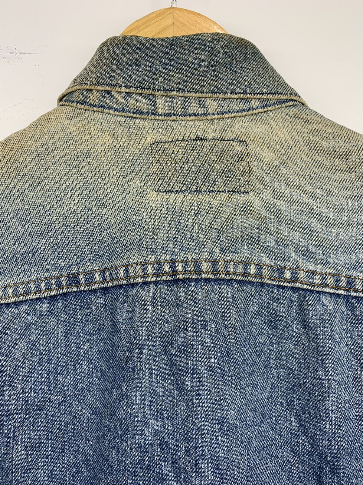 If Six Was Nine × Levi's Vintage Clothing Levi's Trucker Distressed Denim Work Jacket Size US S / EU 44-46 / 1 - 5 Thumbnail