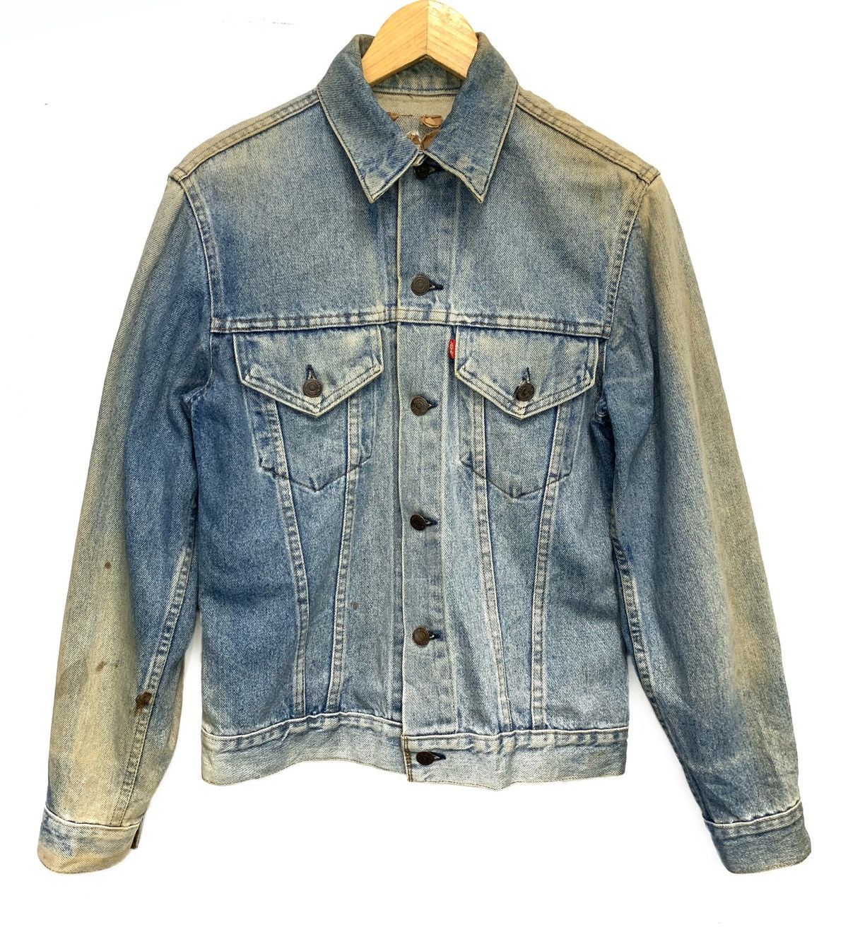 If Six Was Nine × Levi's Vintage Clothing Levi's Trucker Distressed Denim Work Jacket Size US S / EU 44-46 / 1 - 1 Thumbnail