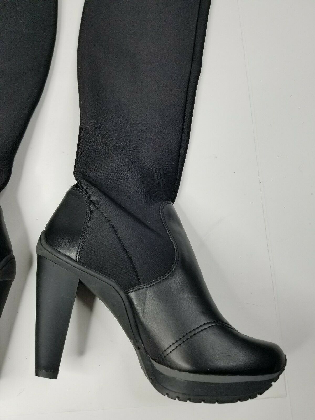 DKNY DKNY Browning Womens Black Neoprene Over-The-Knee Boots Size US 10 / EU 43 - 7 Thumbnail