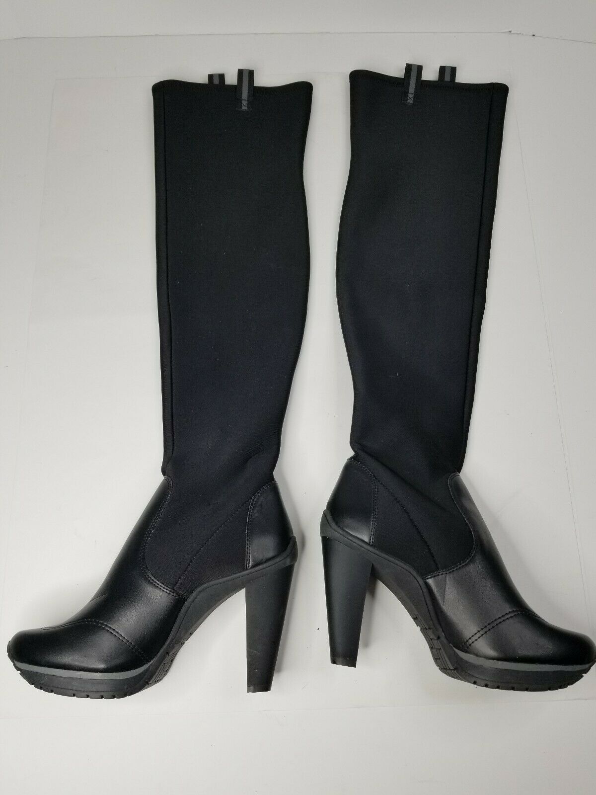 DKNY DKNY Browning Womens Black Neoprene Over-The-Knee Boots Size US 10 / EU 43 - 5 Thumbnail