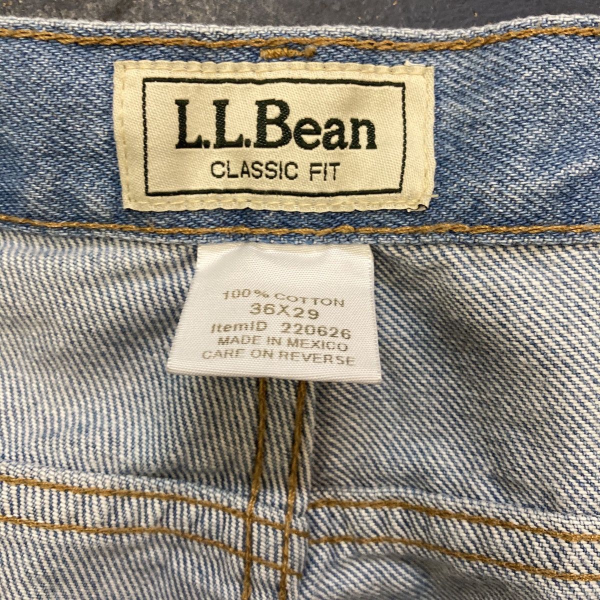 L.L. Bean Vintage Classic Fit LL Bean Denim Jeans Size US 36 / EU 52 - 7 Preview