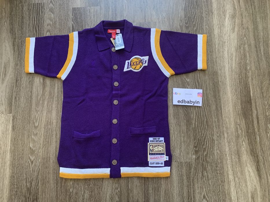 Mitchell Ness Kobe Bryant CLOT jacket Mitchell Ness Lakers Grailed