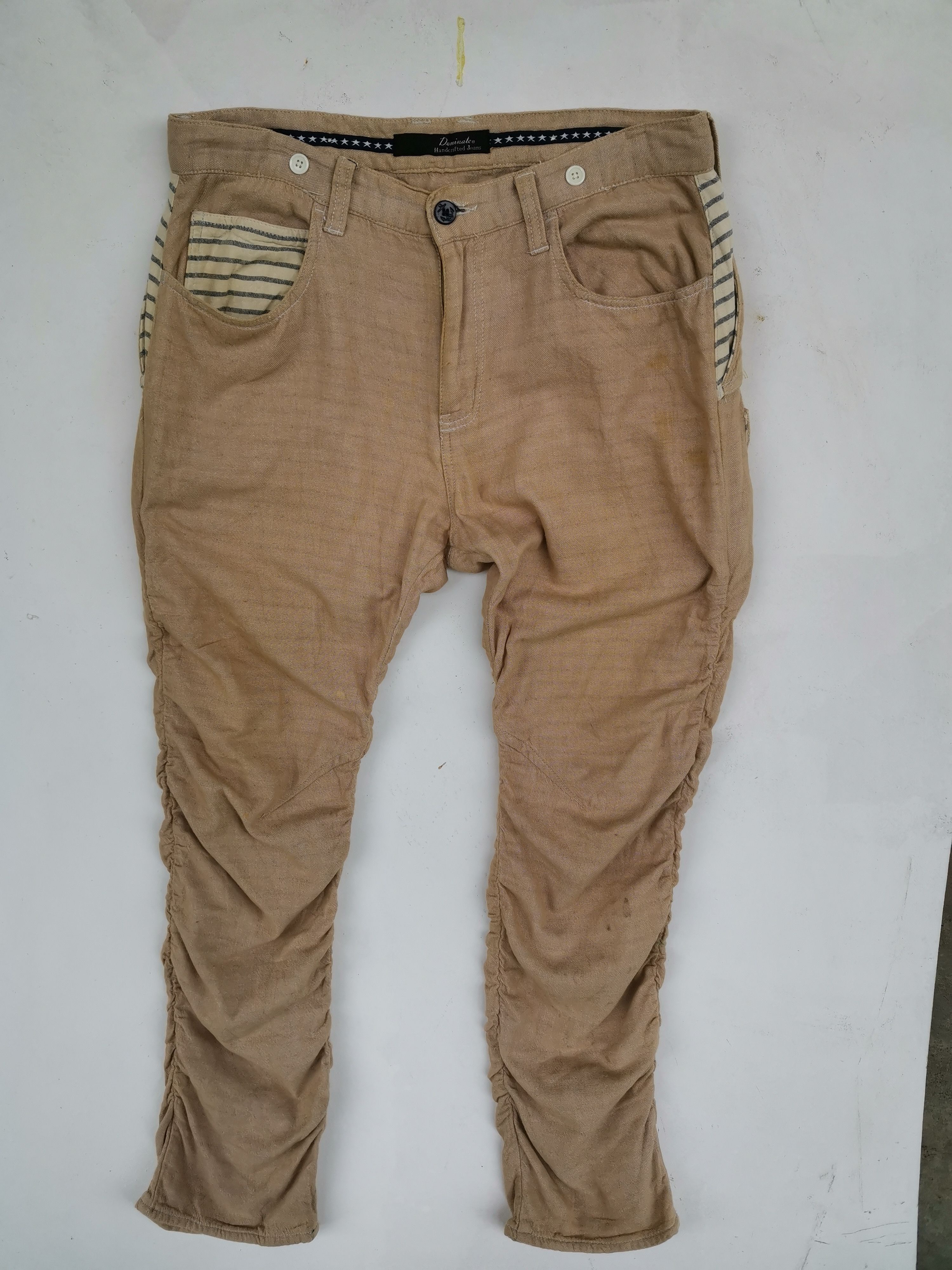 Designer × Vintage Rare Dominate Handcrafted Jeans pant Size US 34 / EU 50 - 1 Thumbnail
