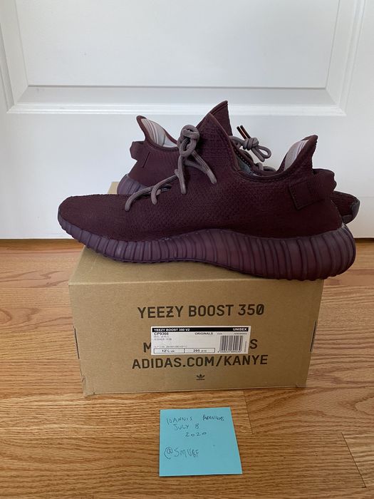 Yeezy sales 350 maroon