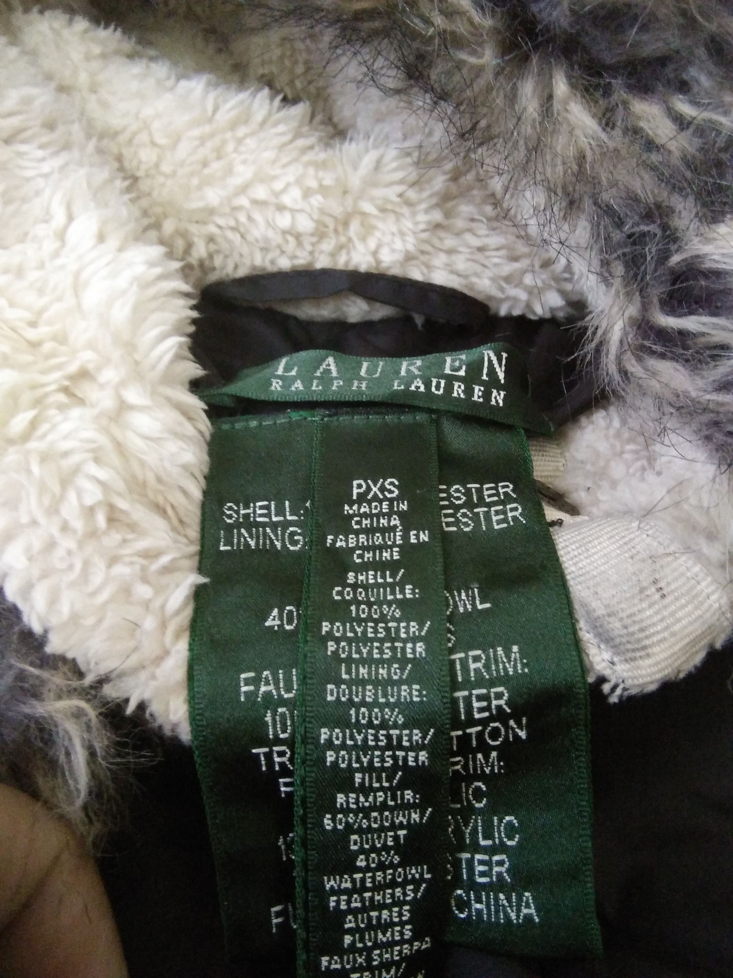 Polo Ralph Lauren POLO RALPH LAUREN LONG JACKET FUR HOODIE (A25) Size XS / US 0-2 / IT 36-38 - 4 Thumbnail