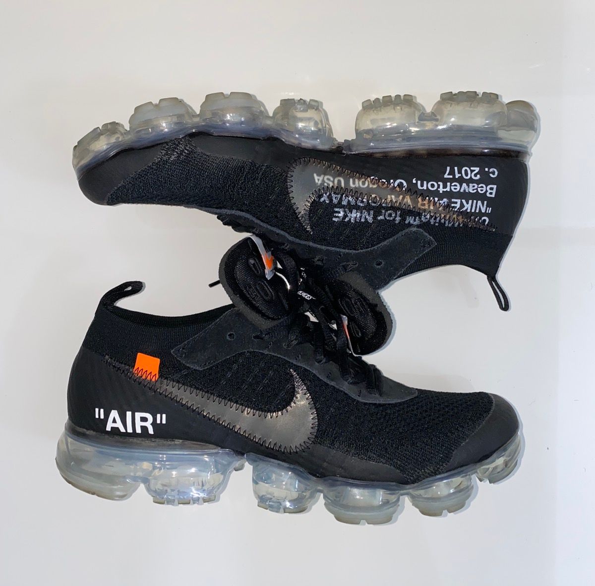 Off-White Nike Air Off-White Vapormaxes Black | Grailed