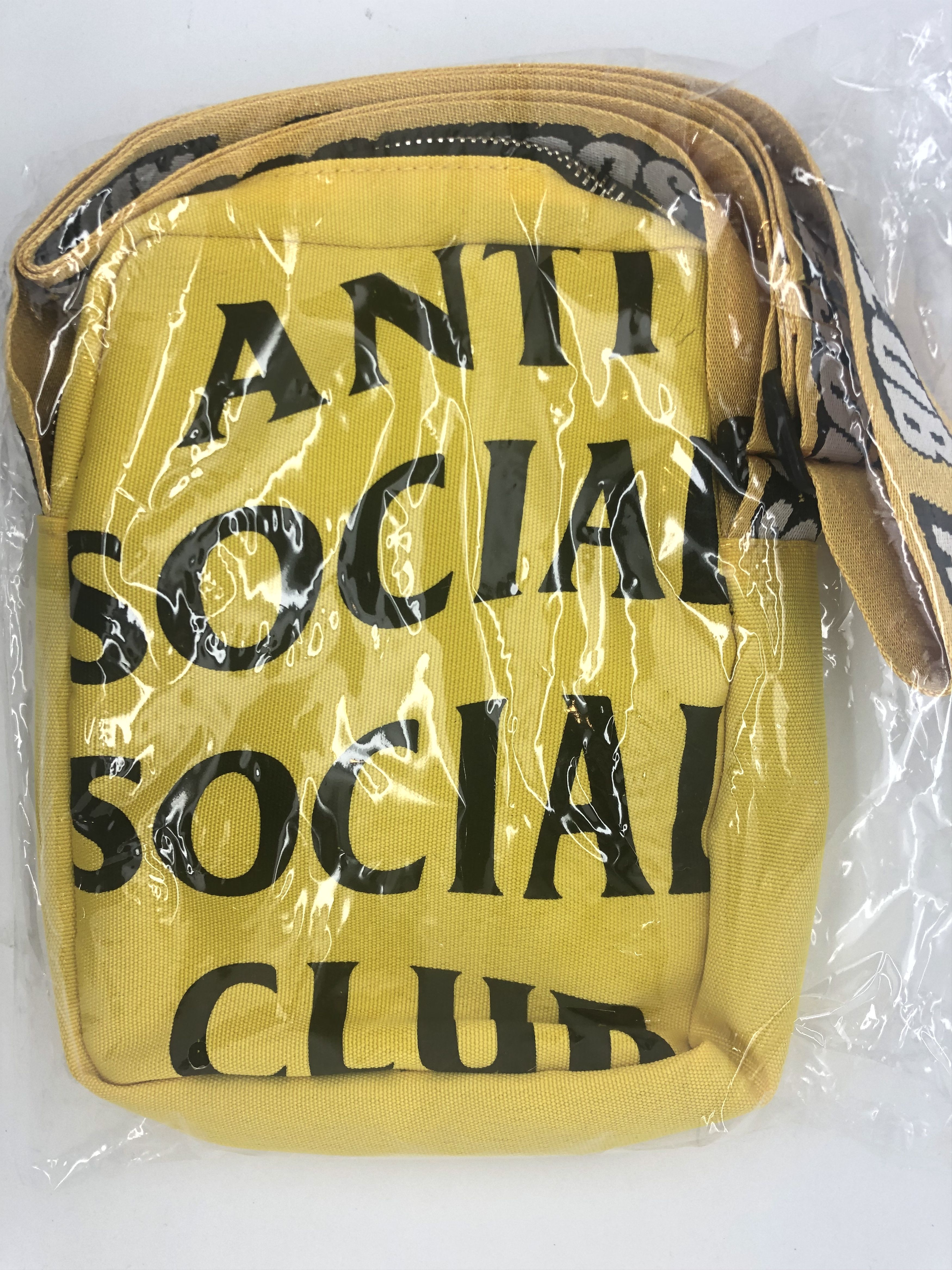 Anti Social Social Club DS Black ASSC It's The Remix Yellow Side Bag FTP BAPE VLONE Size ONE SIZE - 5 Thumbnail