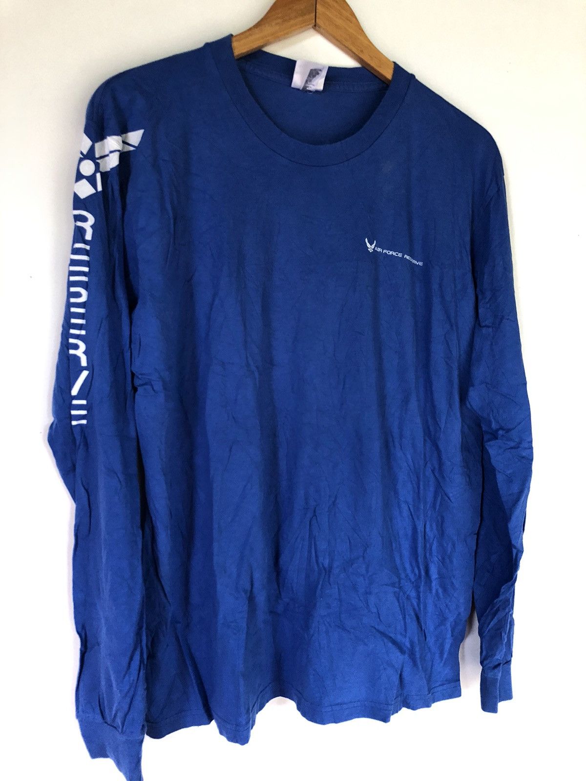 Vintage Vintage Air Force reserve blue shirts Size US L / EU 52-54 / 3 - 4 Thumbnail