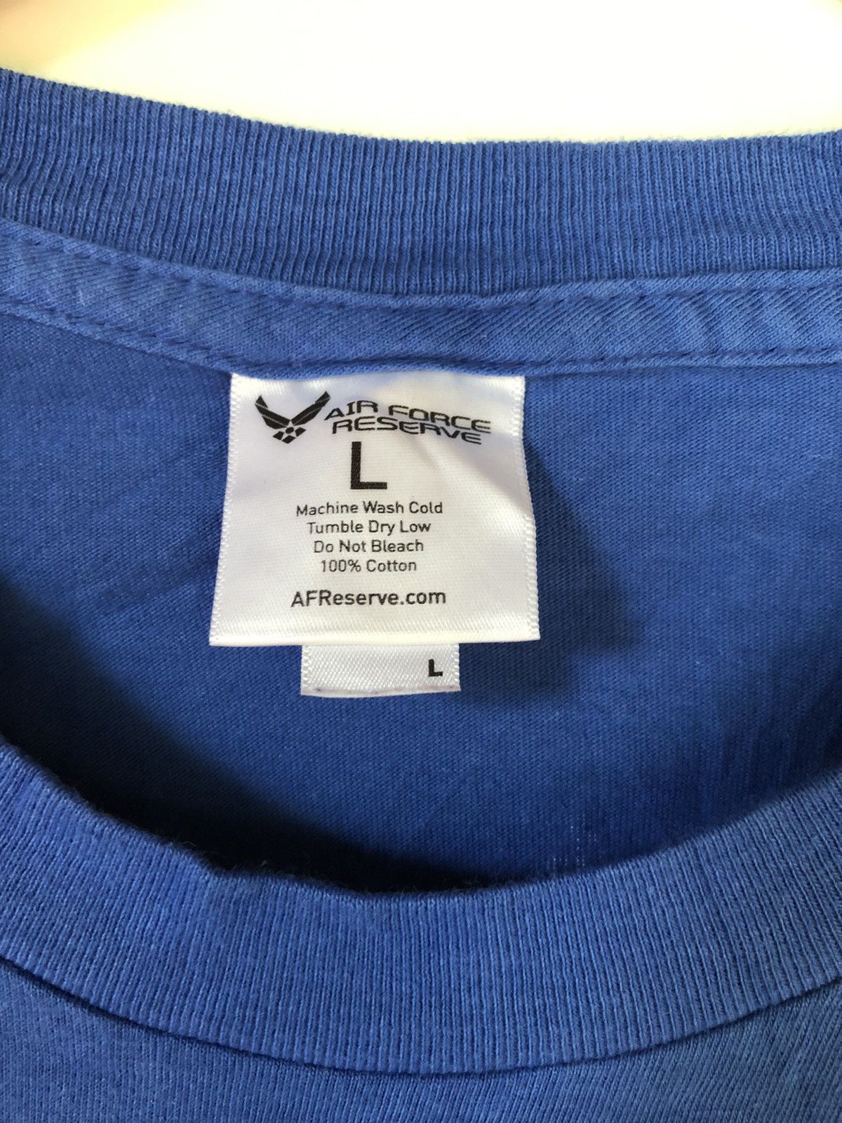 Vintage Vintage Air Force reserve blue shirts Size US L / EU 52-54 / 3 - 7 Thumbnail