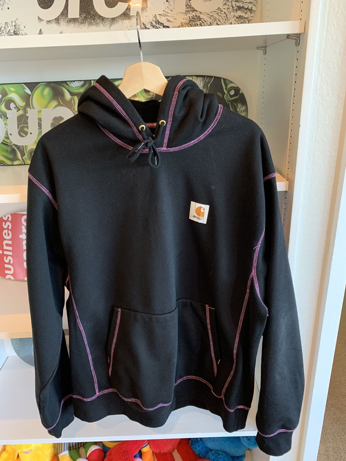 Awake × Carhartt Awake x Carhartt WIP Hoodie, Black with