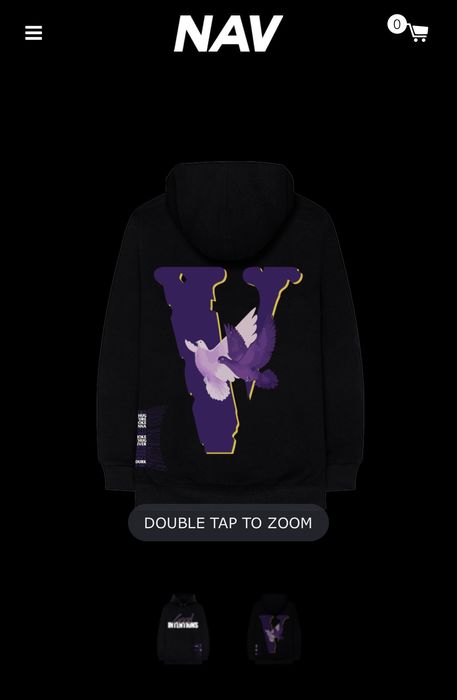 Vlone doves best sale black hoodie