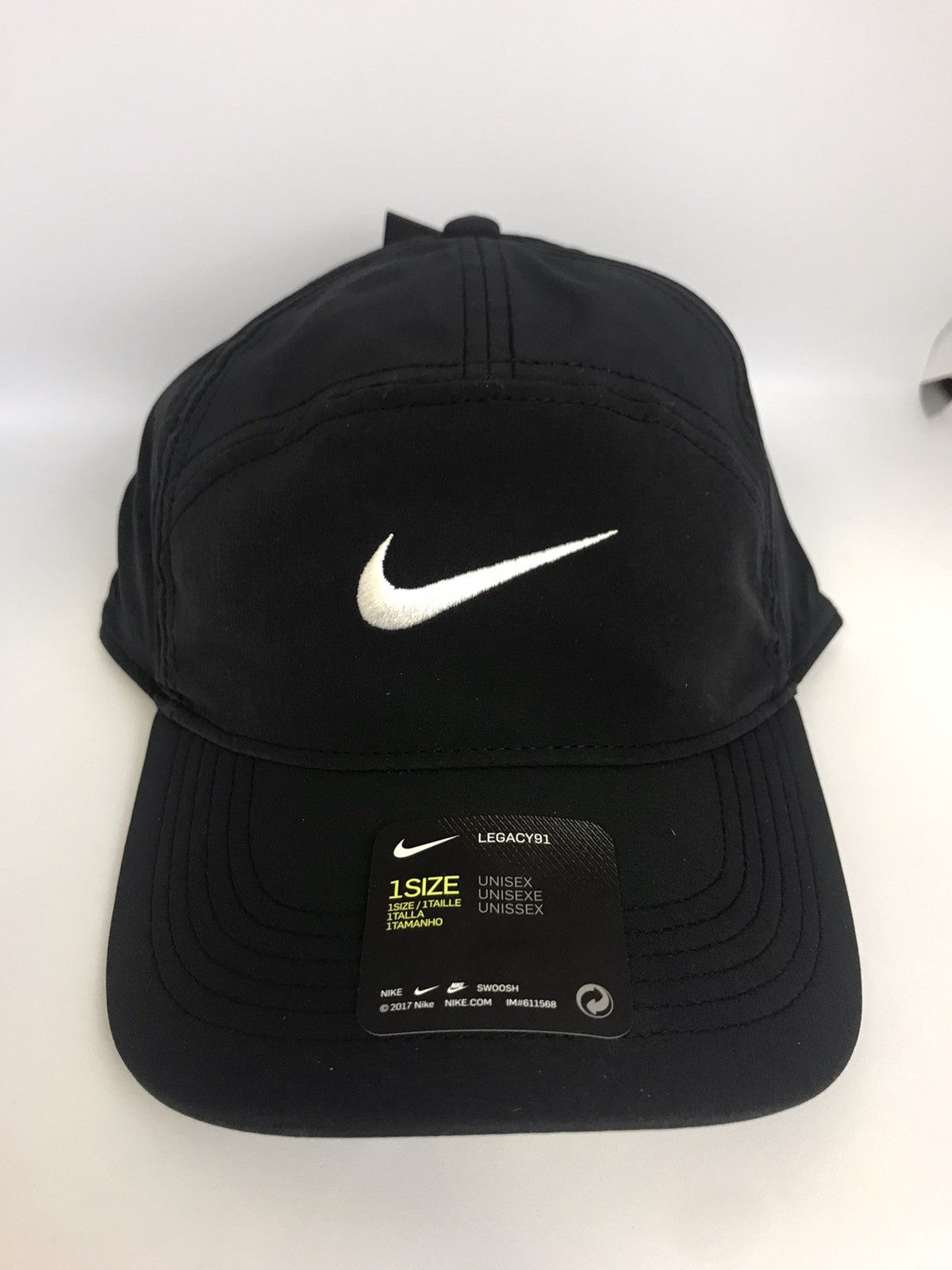 Nike Legacy91 Unisex Cap (AJ5463-010) (OS) (Black)