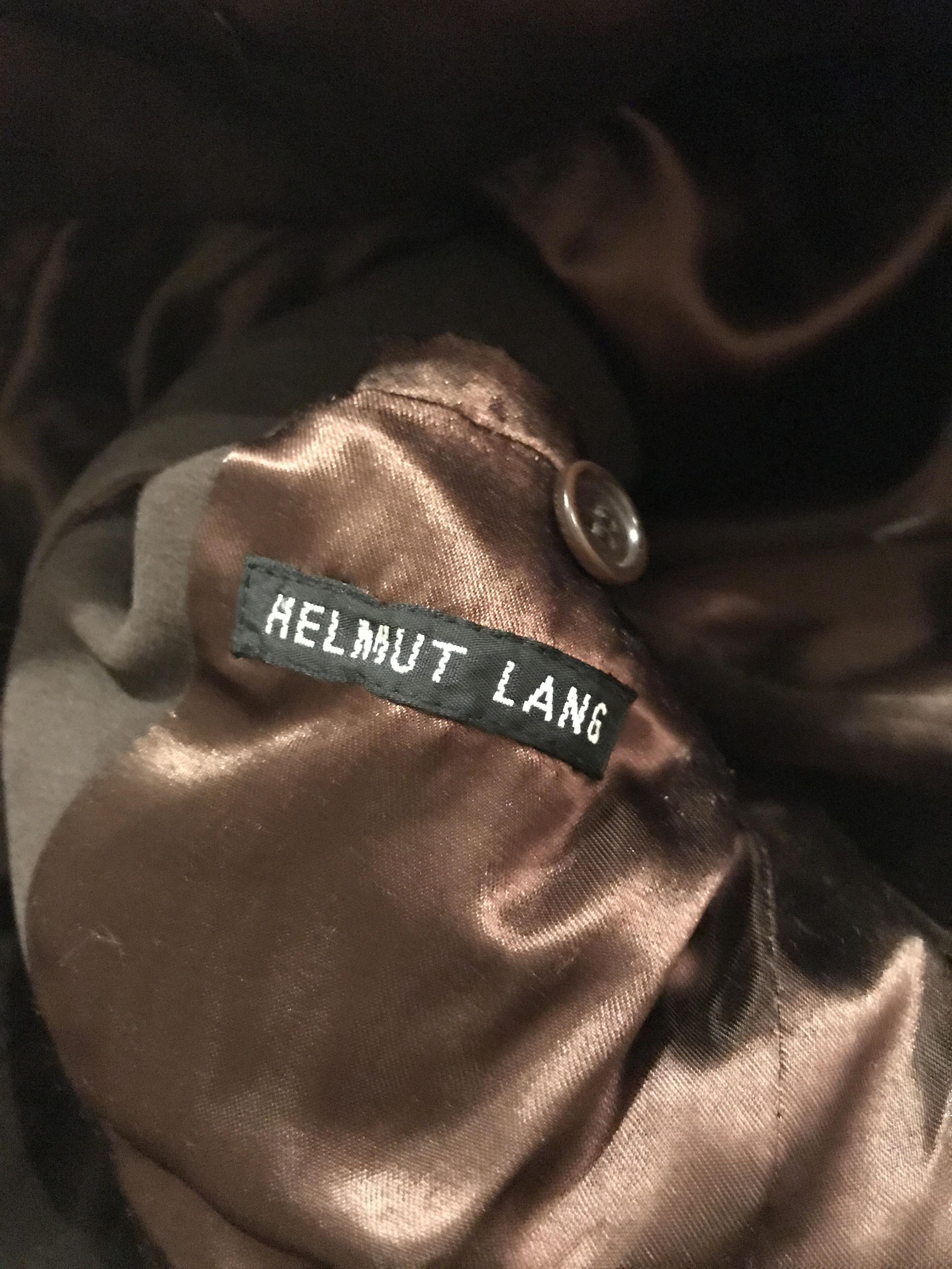 Pantalon Polaire Helmut Lang Archive Vintage Noir - Taille 42 (30x29) - Italie - Style Astro - Occasion TB