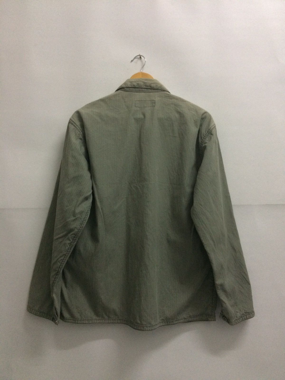 Kansai Yamamoto Vintage Kansai Jeans cotton green faded Jacket Size US L / EU 52-54 / 3 - 5 Thumbnail