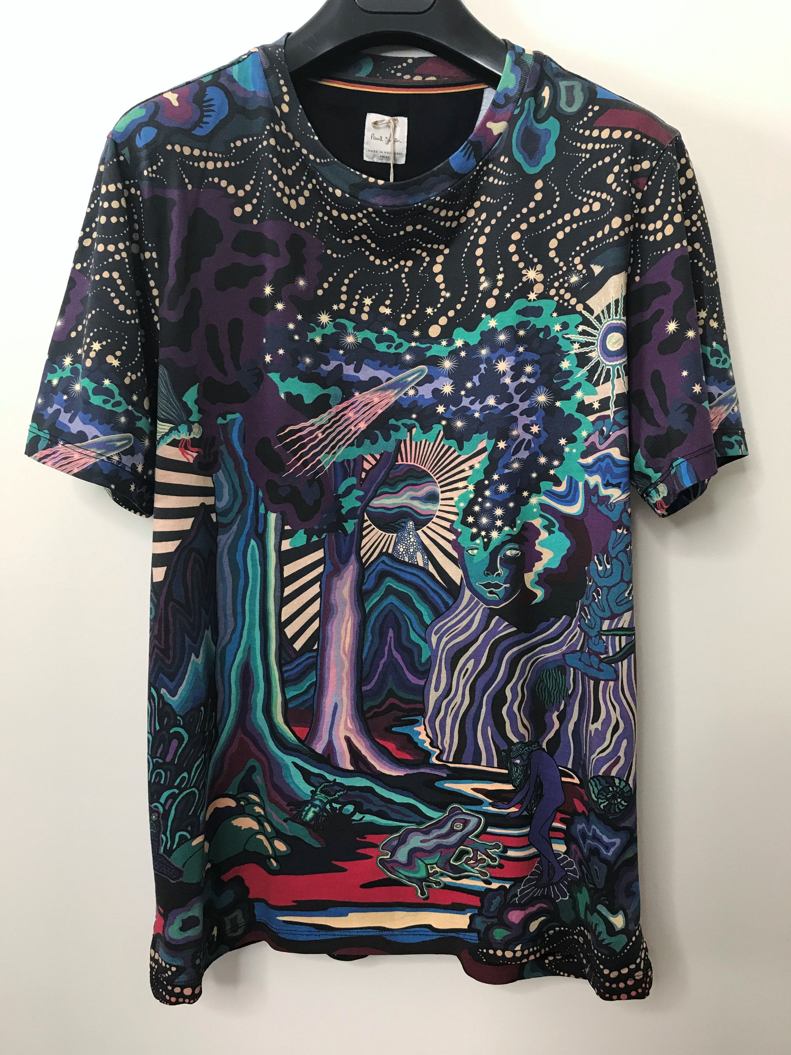 Psychedelic Dreamer Forest All Over Print T Shirt FW18 Tops