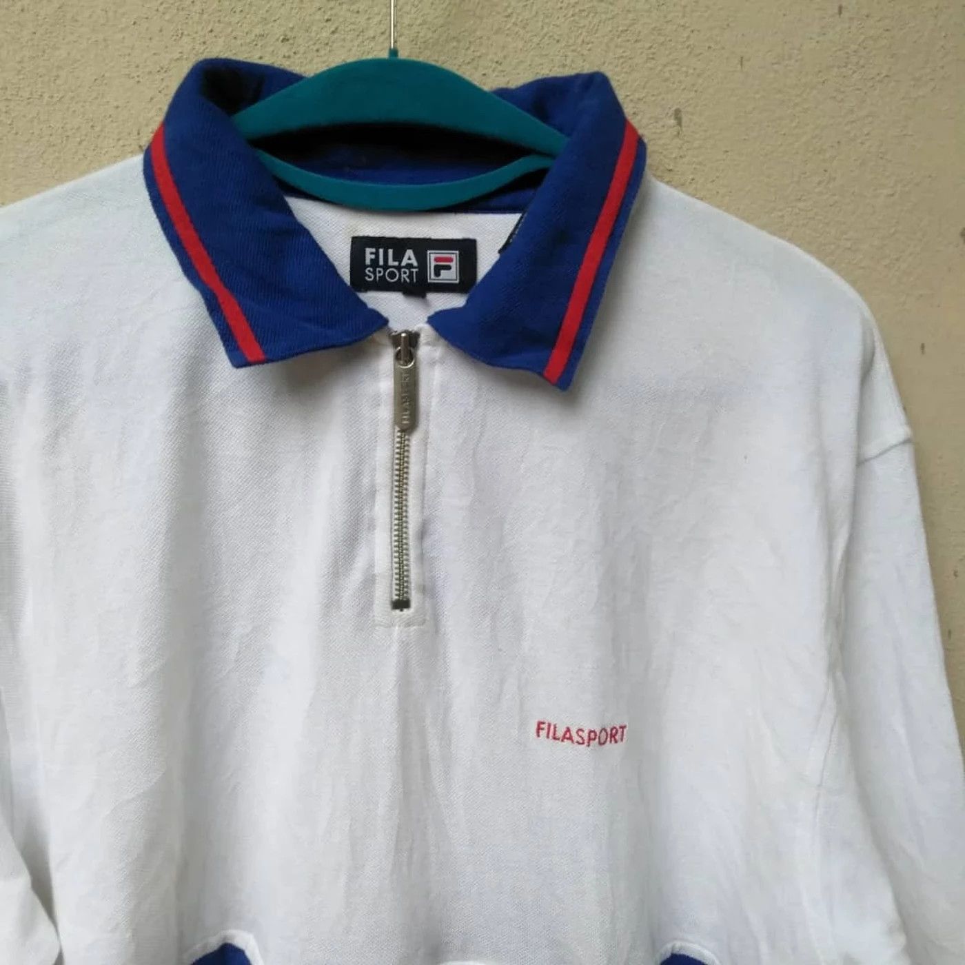 Bjorn Borg 🔥 Vintage Y2K FILA POLO COLOURBLOCK 90s STYLE Size US M / EU 48-50 / 2 - 5 Thumbnail