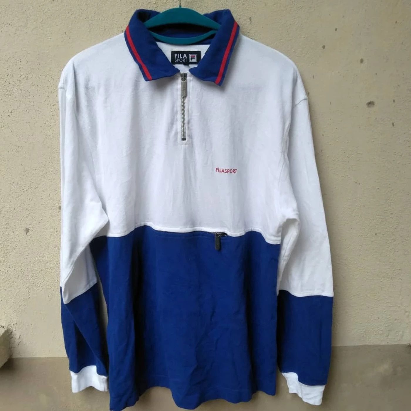 Bjorn Borg 🔥 Vintage Y2K FILA POLO COLOURBLOCK 90s STYLE Size US M / EU 48-50 / 2 - 1 Thumbnail