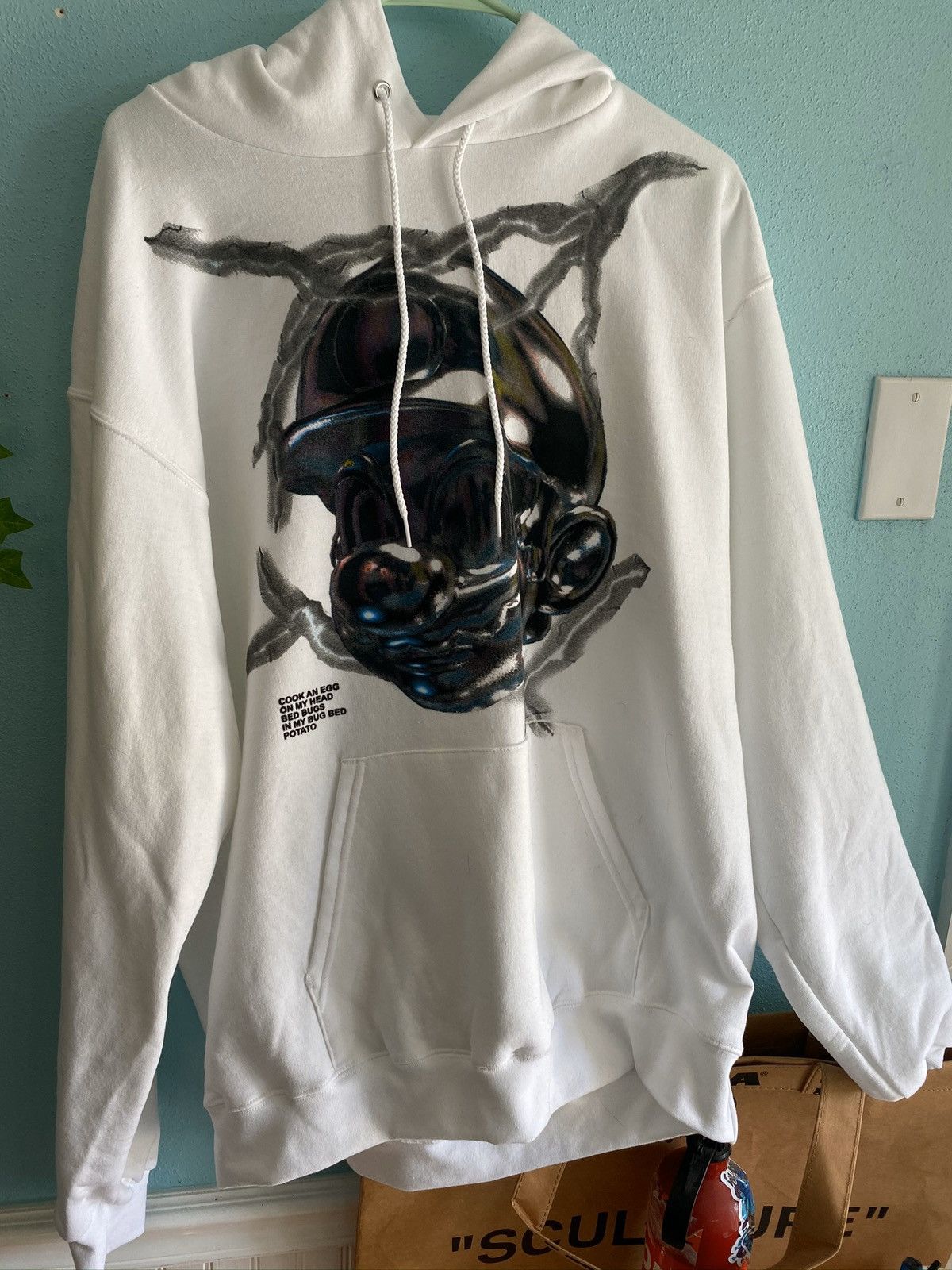 Imran Potato Imran Potato Metal Mario Egghead Champion Hoodie White L Size US XL / EU 56 / 4 - 2 Thumbnail