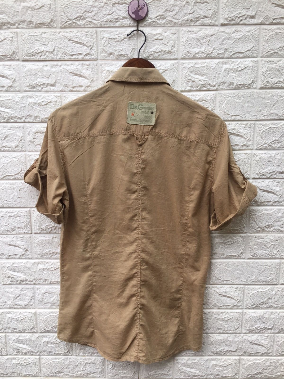 Dolce & Gabbana Dolce & Gabbana Combat Rebel Label Shirt Size US S / EU 44-46 / 1 - 2 Thumbnail