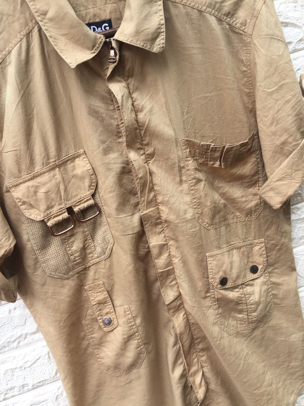 Dolce & Gabbana Dolce & Gabbana Combat Rebel Label Shirt Size US S / EU 44-46 / 1 - 7 Thumbnail