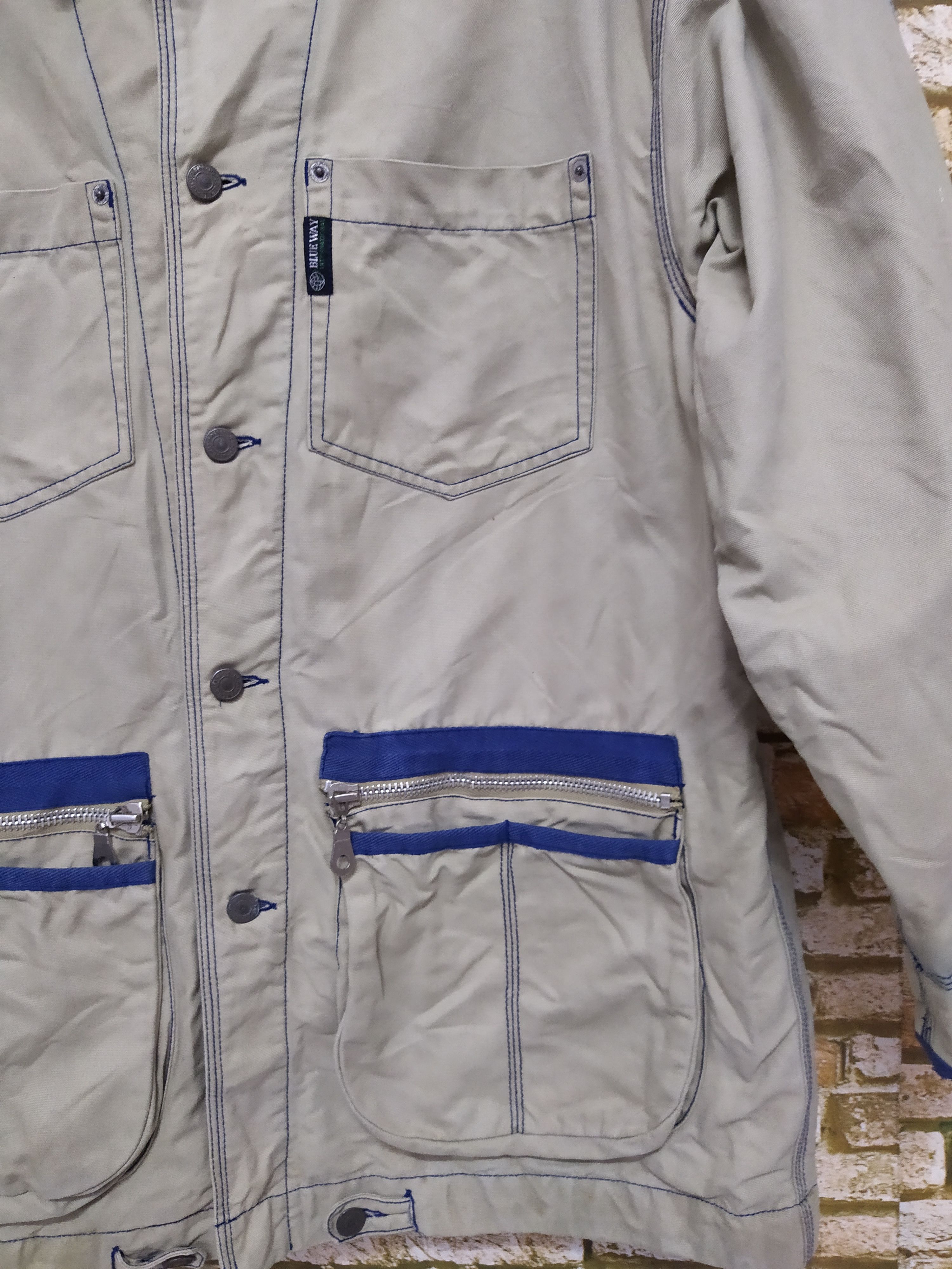 Japanese Brand BLUE WAY JAPAN MULTIPLE TACTICAL JAKCET Size US L / EU 52-54 / 3 - 2 Thumbnail