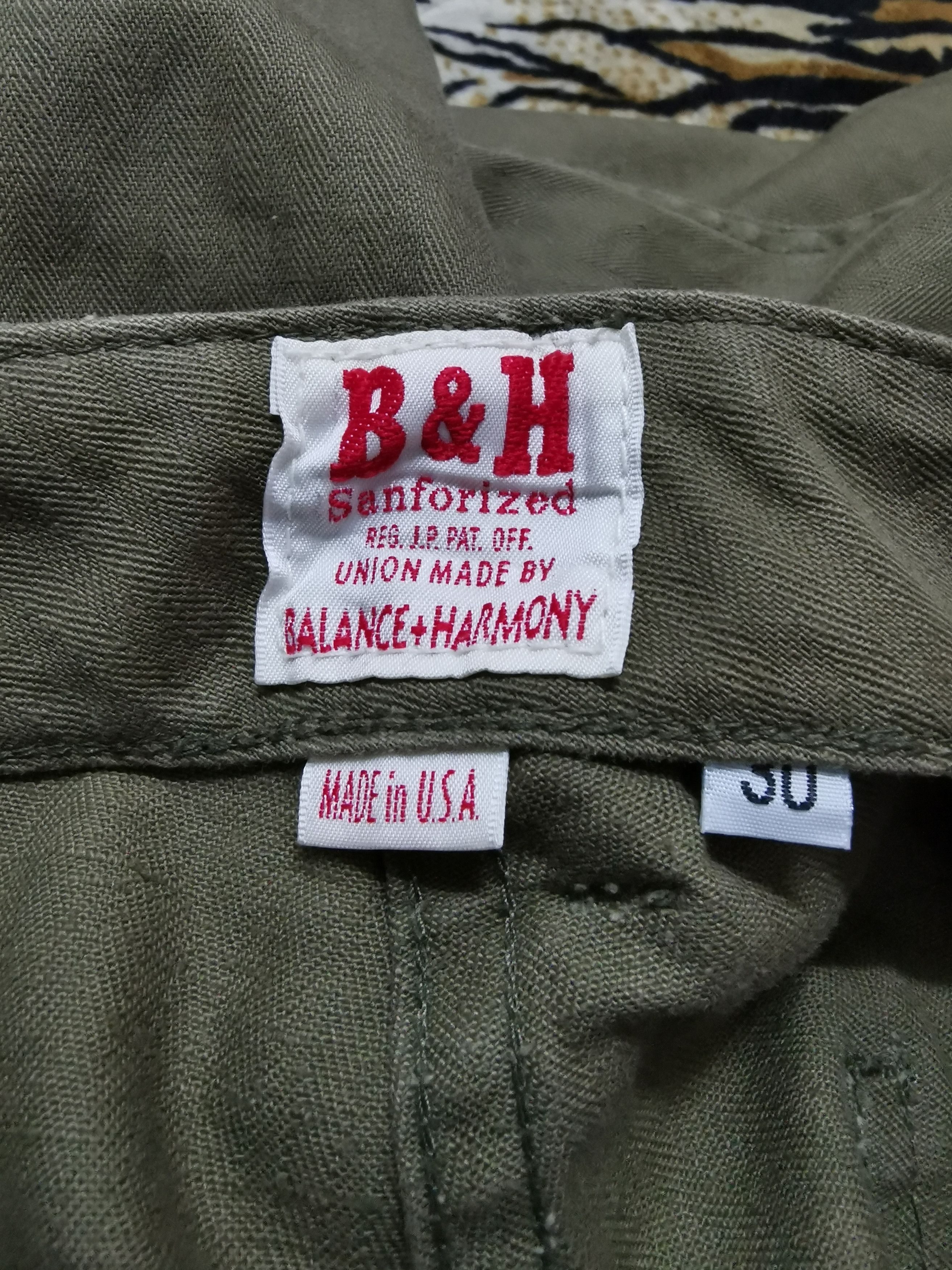 Union LA × Vintage Vintage B&H Sanforize Union Made Harringbone Worker Pant Size US 31 - 4 Thumbnail