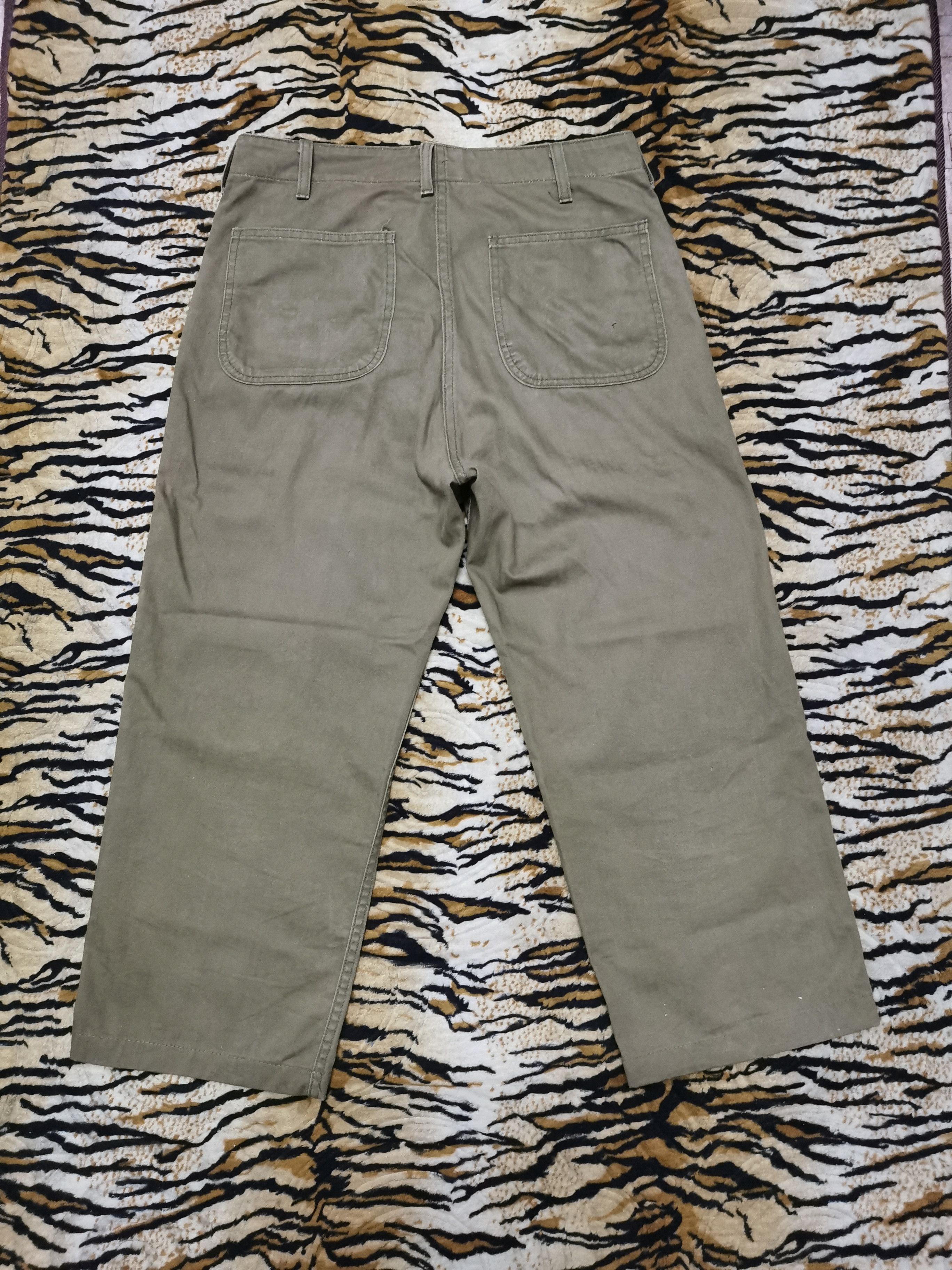 Union LA × Vintage Vintage B&H Sanforize Union Made Harringbone Worker Pant Size US 31 - 2 Thumbnail