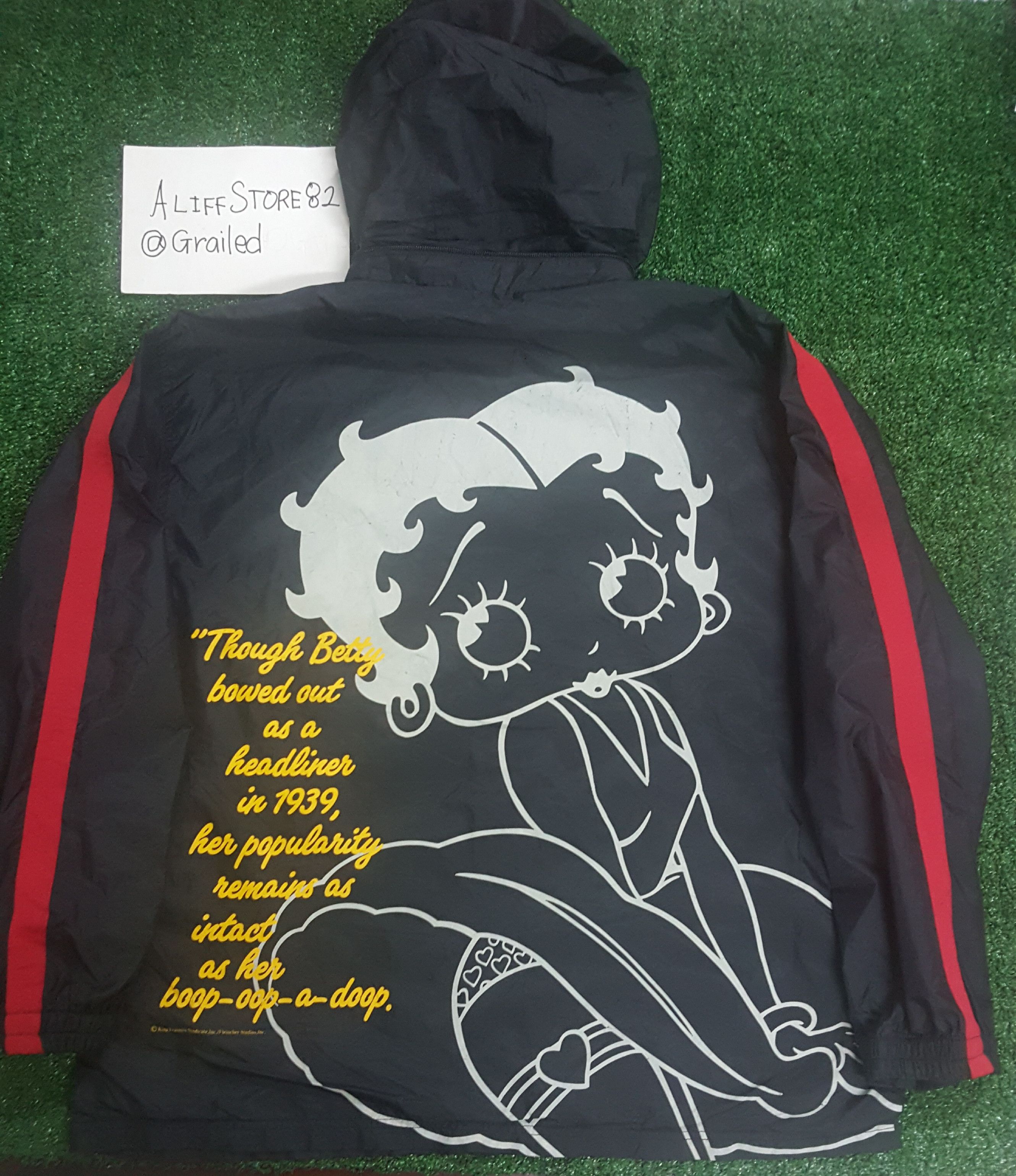 Cartoon Network × Vintage 📍LastDrop📍Vtg 90s Betty Boop windbreaker Hoodie Jacket Size US XL / EU 56 / 4 - 1 Thumbnail
