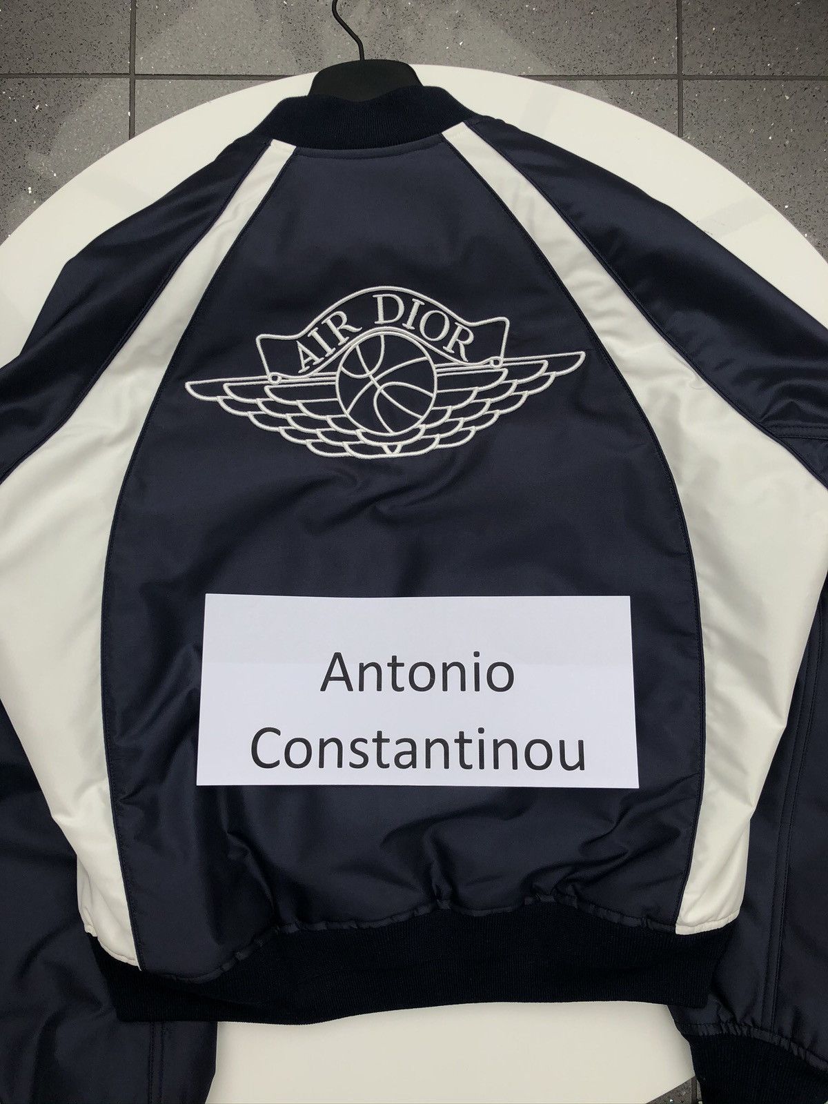 Buy Dior x Air Jordan Woven Jacket 'Navy' - 0428