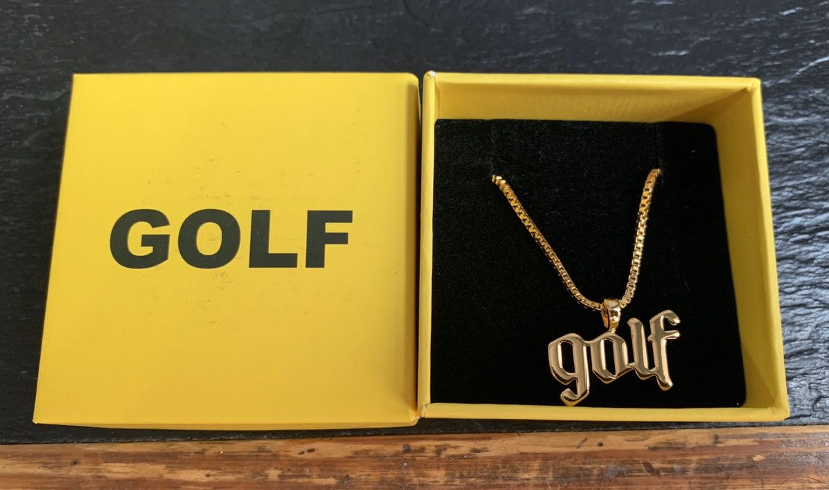 Golf Wang Gold offers Plated “Olde Golf Necklace”