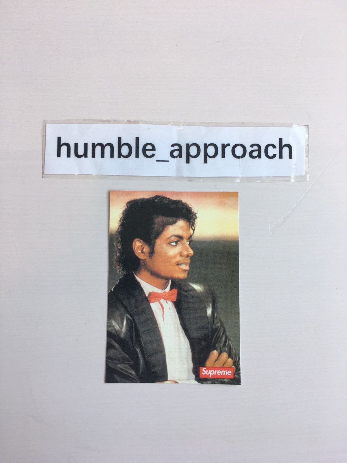 Supreme Supreme Get Off The Fucking Phone Sticker black | Grailed