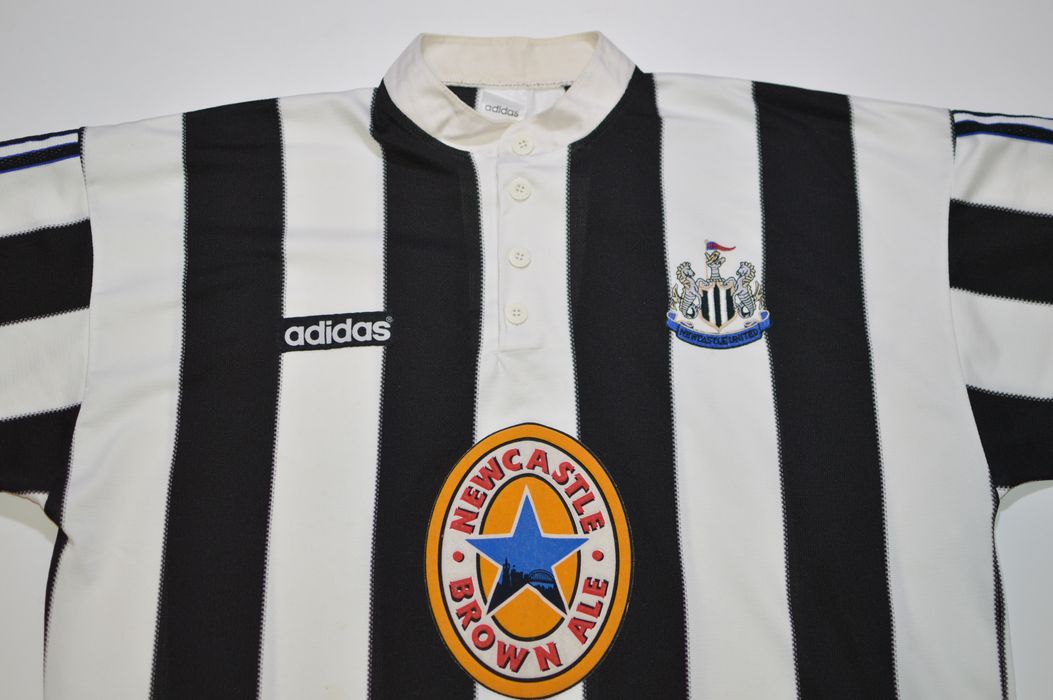 Adidas Vintage Adidas Newcastle United Brown Ale Soccer Jersey | Grailed