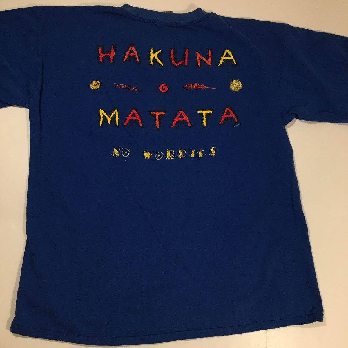 Disney × Vintage Vintage 1993 Lion King Hakuna Matata Tee Shirt Size US XL / EU 56 / 4 - 5 Thumbnail