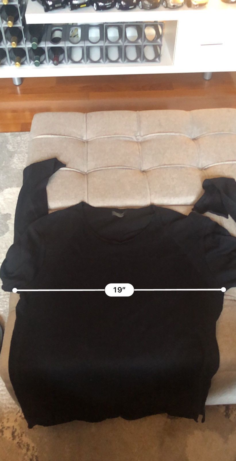 Zara Long line long sleeve Zara black t shirt distressed Size US M / EU 48-50 / 2 - 3 Thumbnail