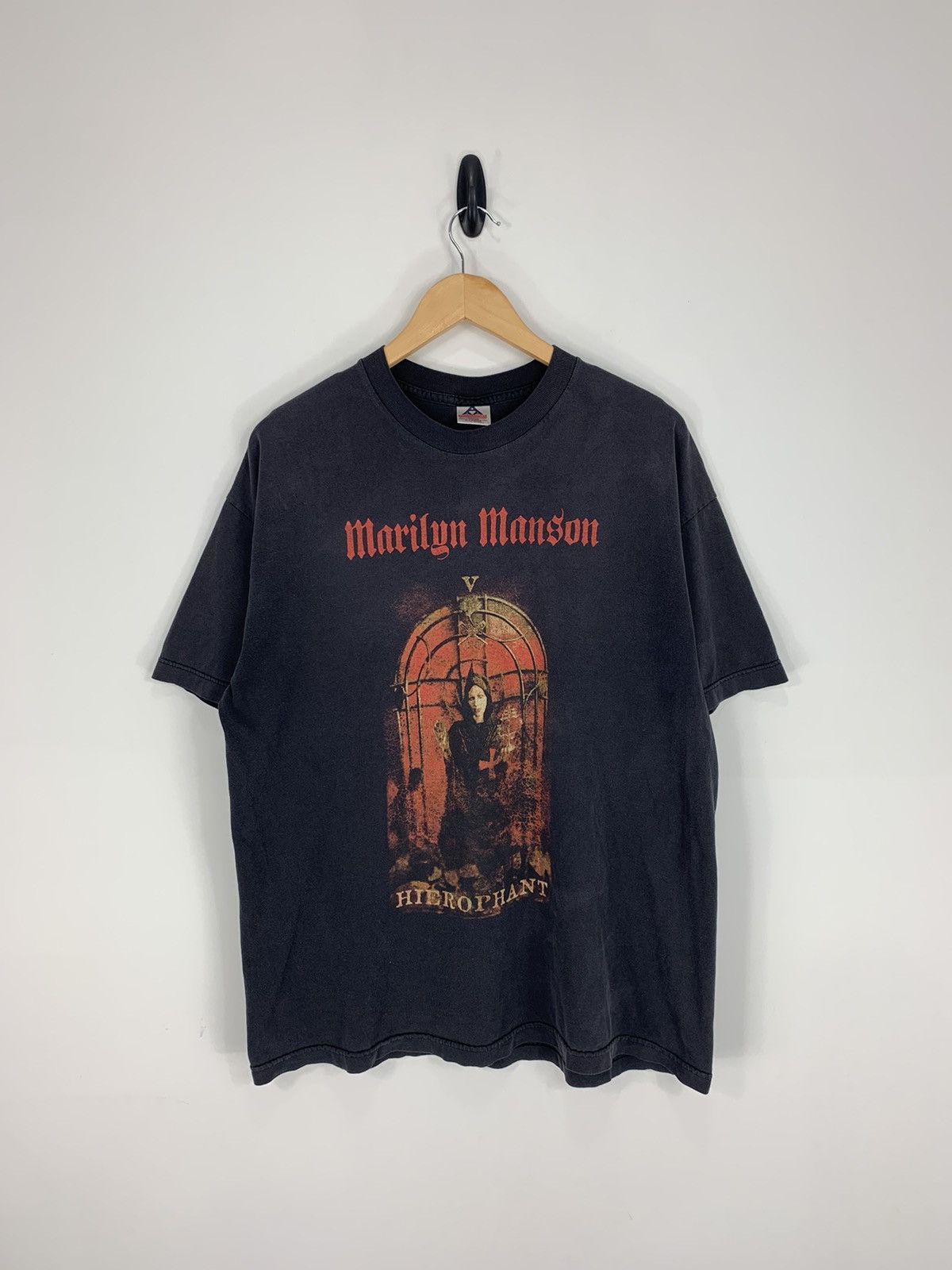 VTG Marilyn Manson Hierophant 2000 outlets t-shirt - Giant - XXL Thrashed