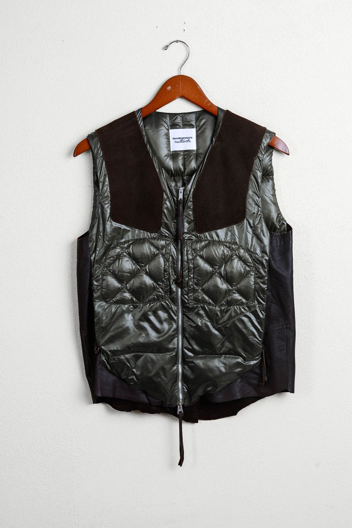 Takahiromiyashita The Soloist. Down Deerskin Vest Size US S / EU 44-46 / 1 - 1 Thumbnail