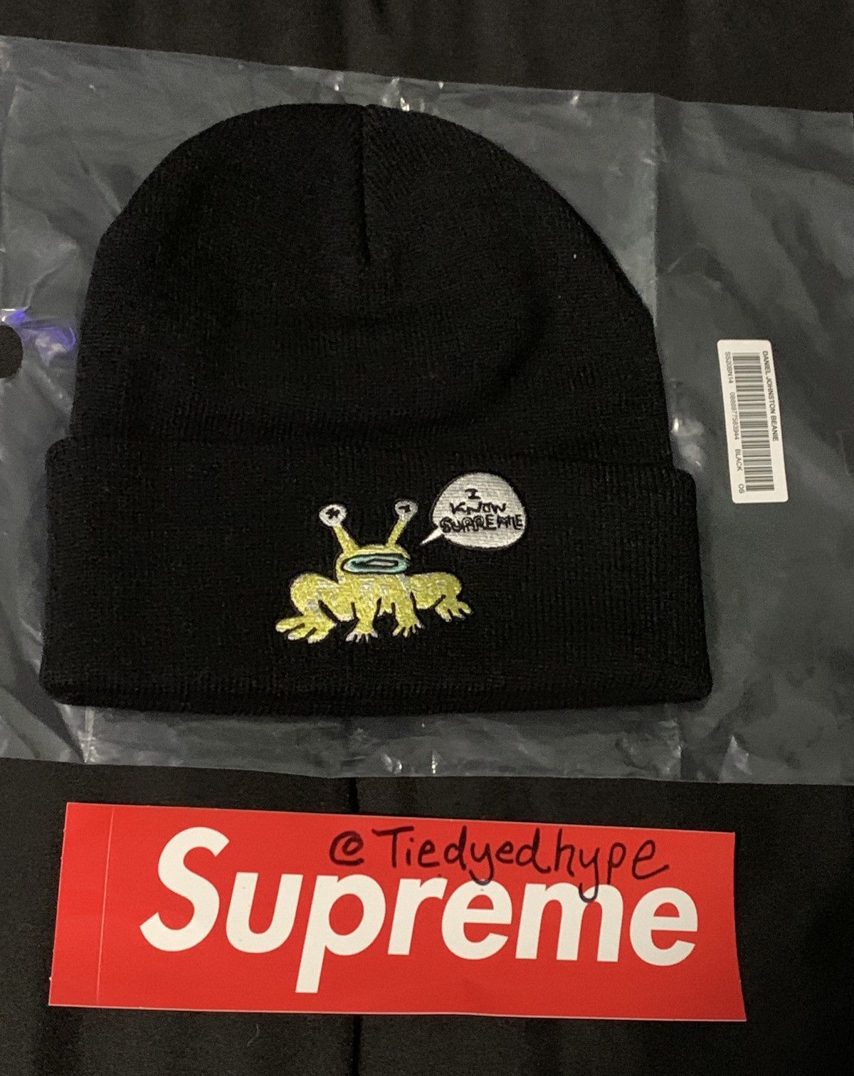 Supreme Daniel Johnston Beanie black - ニット帽/ビーニー