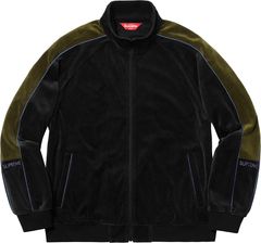 Supreme Velour Track Jacket | Grailed