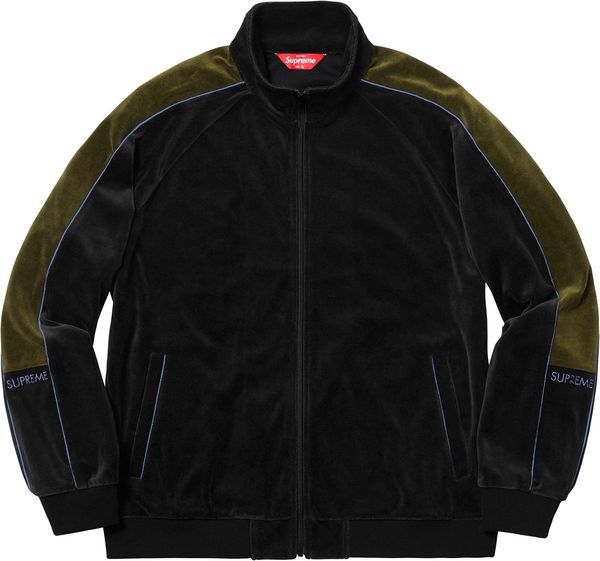 supreme velour jacket